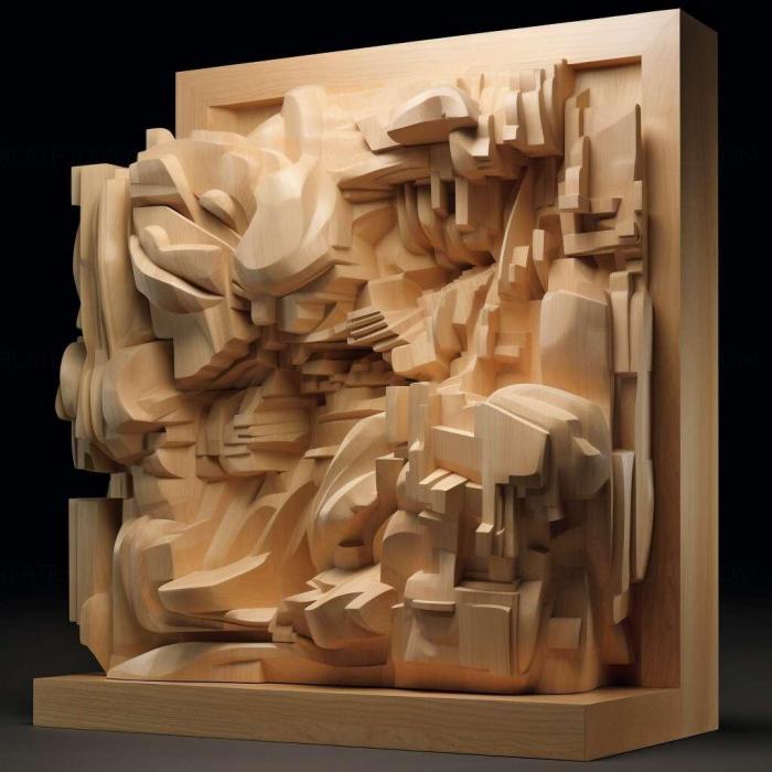 نموذج ثلاثي الأبعاد لآلة CNC 3D Art 